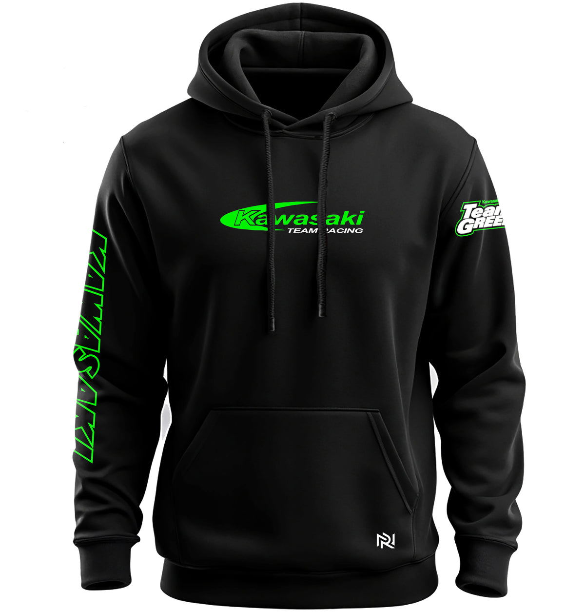 Moletom Canguru Kawasaki Team Racing (Sem Felpa)